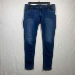 Isabel Maternity Skinny Entubado Pull On Denim Jeans Size 4/27R